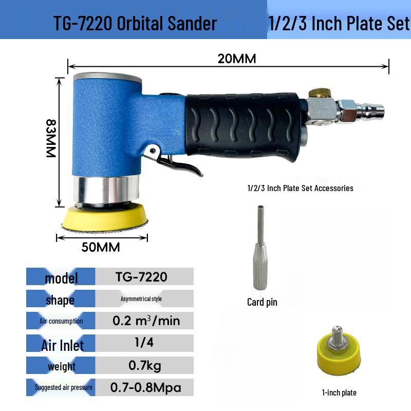 Jun Ding Ying TG-7220 Pneumatic Sander & Polisher
Jun Ding Ying TG-7220 Pneumatic Sander & Polisher