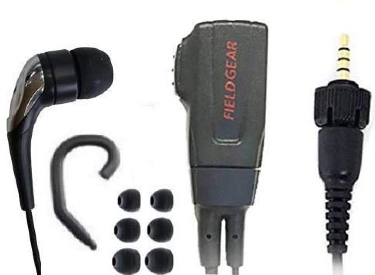 FIELD GEAR Kenwood 2-Way In-Ear Headphone Microphone, Compatible with Demitos 1-Pin Headphones, FGCTKTPZ
FIELD GEAR Kenwood 2-Way In-Ear Headphone Microphone, Compatible with Demitos 1-Pin Headphones, FGCTKTPZ