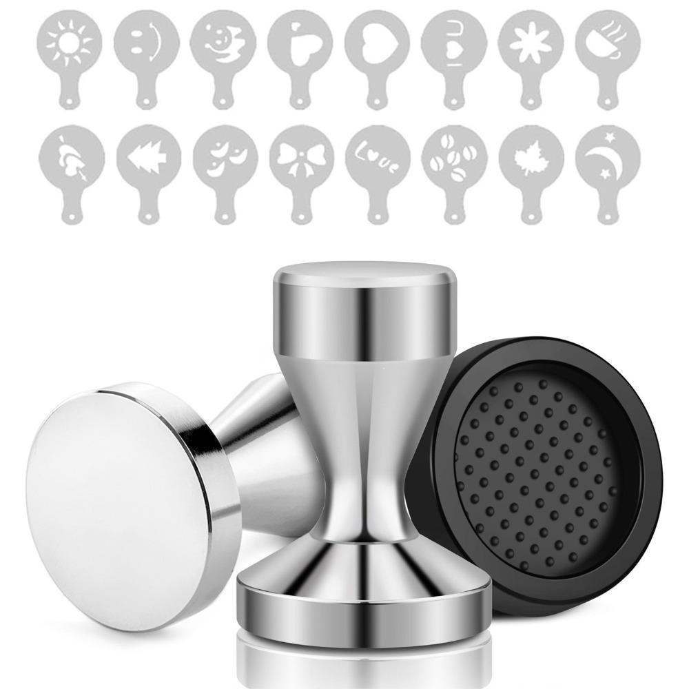 51mm Solid Stainless Steel Espresso Tamper, Universal Coffee Machine Tamper Set for Home Baristas & Café Use, Professional Coffee Press Tool YJKJ-002 51mm срібний
51mm Solid Stainless Steel Espresso Tamper, Universal Coffee Machine Tamper Set for Home Baristas & Café Use, Professional Coffee Press Tool YJKJ-002 51mm срібний