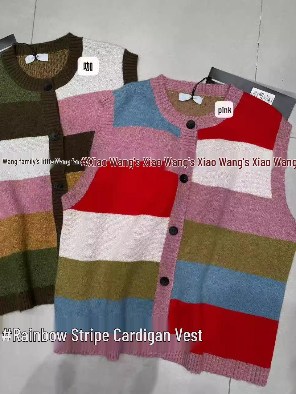 Xiao Wang s Winter Korean-Style Loose Plus Size Colorful Knitted Cardigan Vest One Size кофейный
Xiao Wang s Winter Korean-Style Loose Plus Size Colorful Knitted Cardigan Vest One Size кофейный