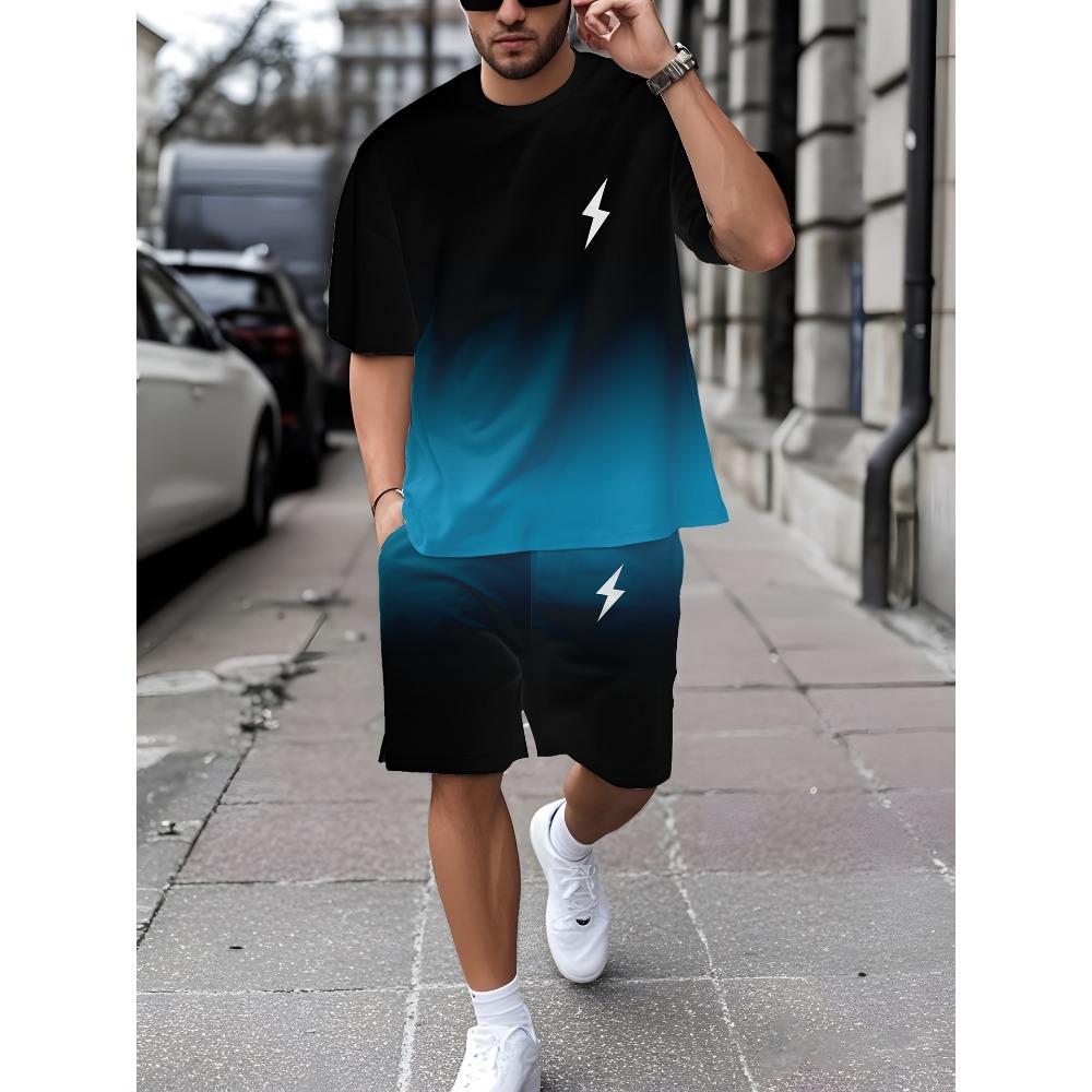 Men s Summer Sports Suit Short-sleeved Shorts Are Trendy, Fashionable, Simple, Breathable and Versatile S
Men s Summer Sports Suit Short-sleeved Shorts Are Trendy, Fashionable, Simple, Breathable and Versatile S