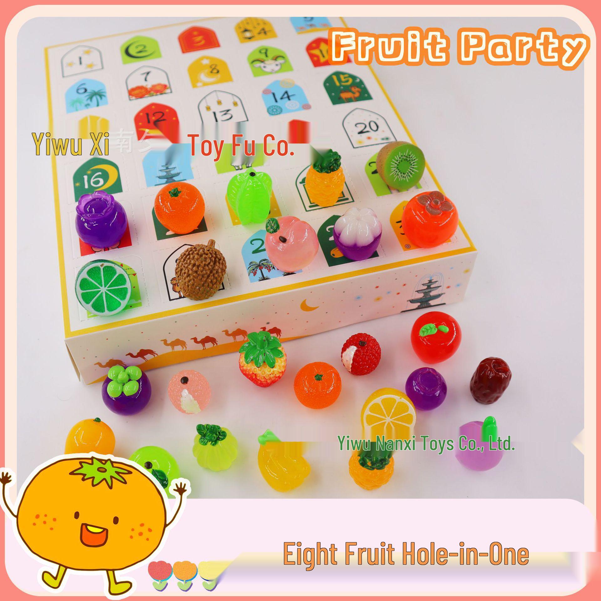 30-Piece Fruit Blind Box Punch Game for Kids - Resin Ornament Gift Toy
30-Piece Fruit Blind Box Punch Game for Kids - Resin Ornament Gift Toy