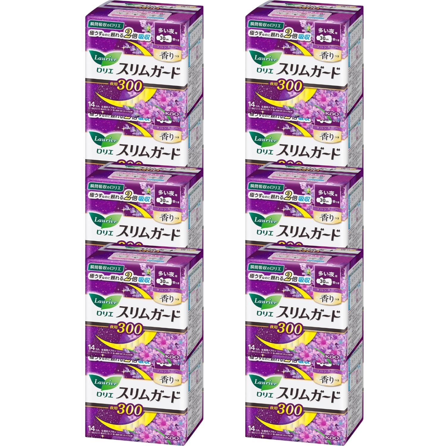 Kao Laurier Slim Guard Lavender For Heavy Nights 300 14 шт. Набор из 10 шт. 8LINK
Kao Laurier Slim Guard Lavender For Heavy Nights 300 14 шт. Набор из 10 шт. 8LINK