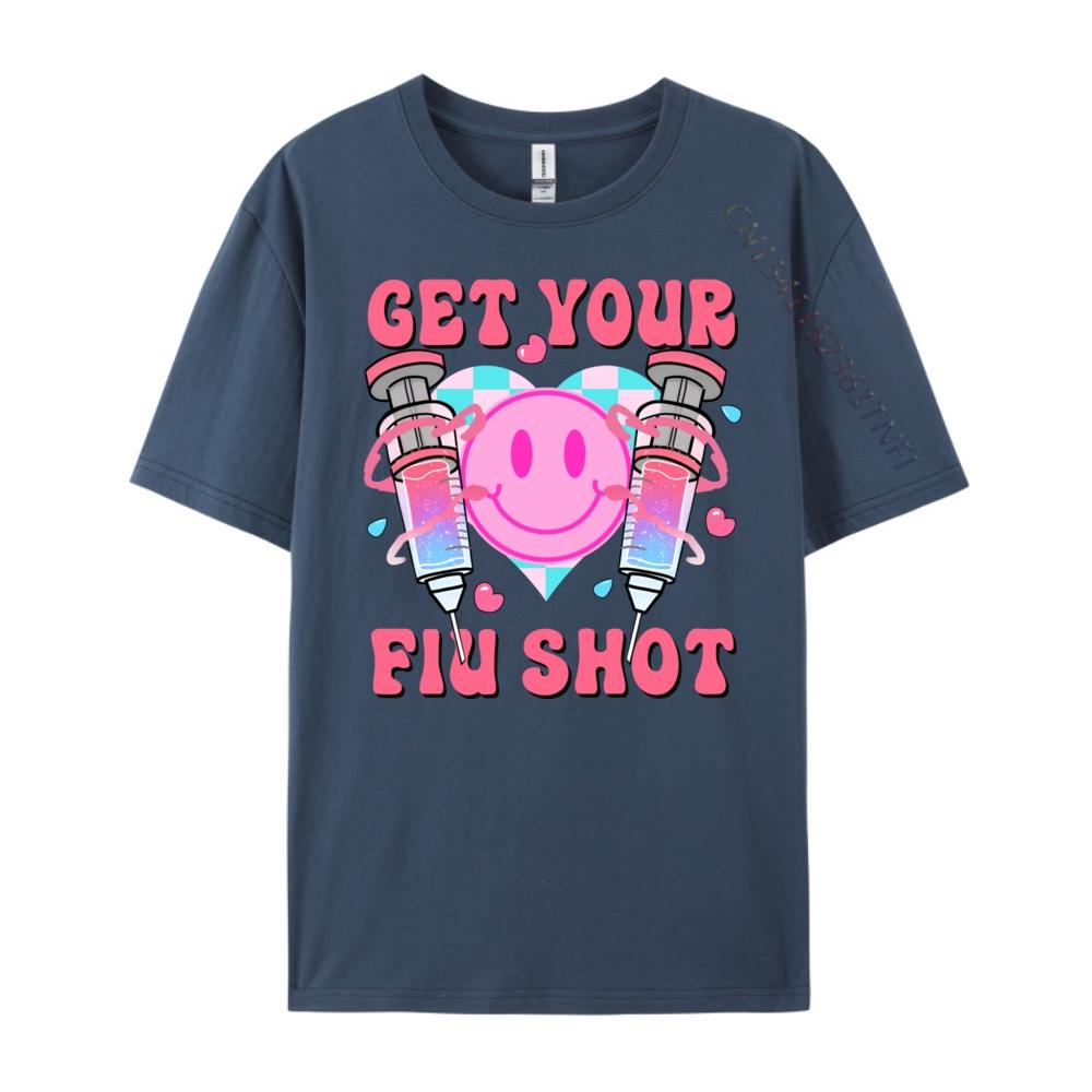 Funny Syringe Medical Happy Face Get Your Flu Shot Printed T-Shirt Free Shipping Clothes Camisa Design 4XL
Funny Syringe Medical Happy Face Get Your Flu Shot Printed T-Shirt Free Shipping Clothes Camisa Design 4XL