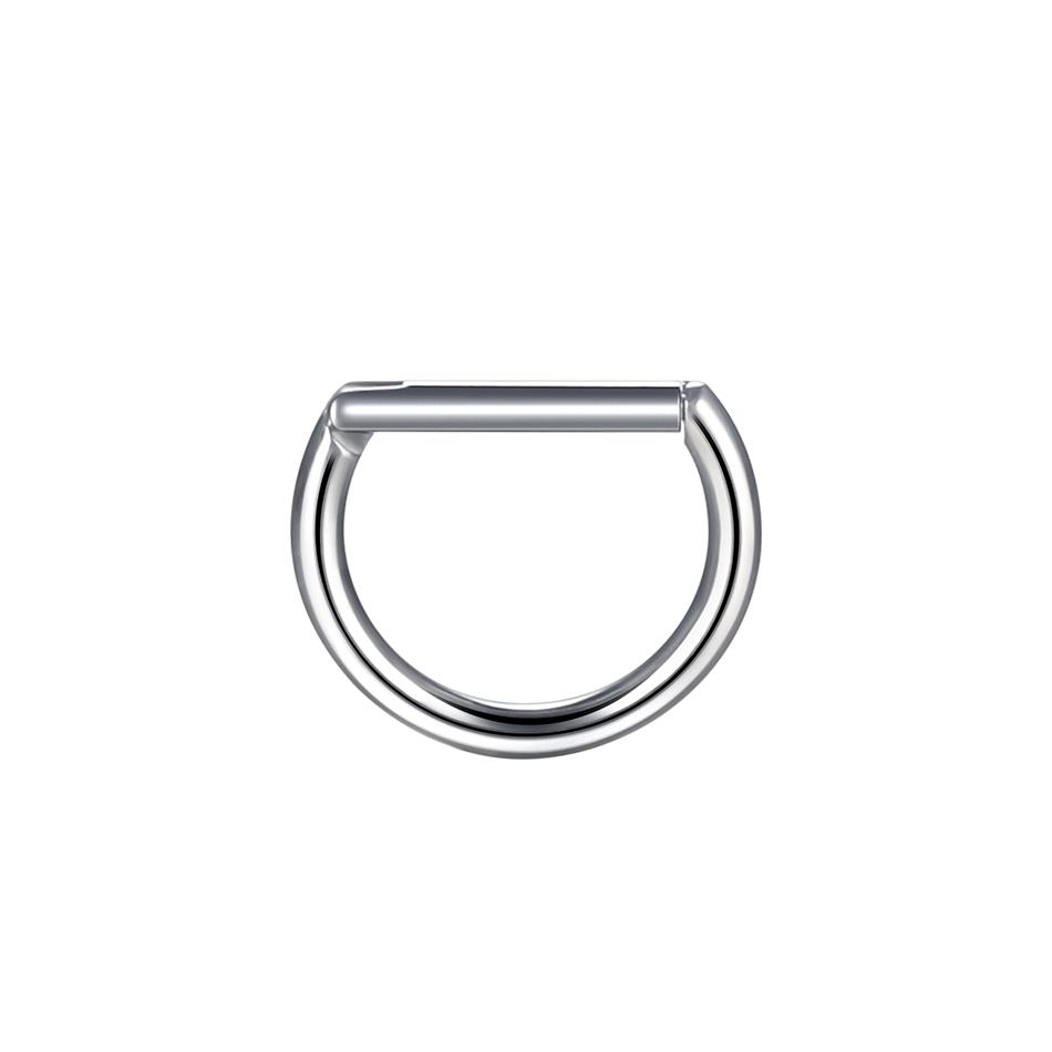 G23 Titanium Piercing D Shape Segment Ring Clicker Ear Cartilage Tragus Helix Lip Nose Hoop Half Ring Jewelry 16G 8/10/12/14mm 16G 1.2x10mm
G23 Titanium Piercing D Shape Segment Ring Clicker Ear Cartilage Tragus Helix Lip Nose Hoop Half Ring Jewelry 16G 8/10/12/14mm 16G 1.2x10mm