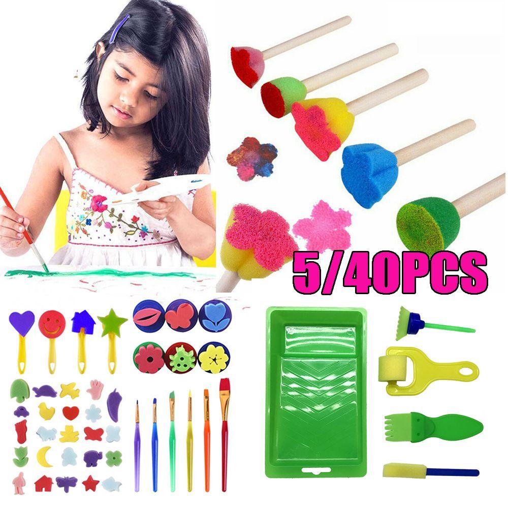 Children Toddler Children Painting Brush Kids Paint Brushes Sponge Flower Pattern Kids Paint Tool Type A 5 Pcs
Children Toddler Children Painting Brush Kids Paint Brushes Sponge Flower Pattern Kids Paint Tool Type A 5 Pcs