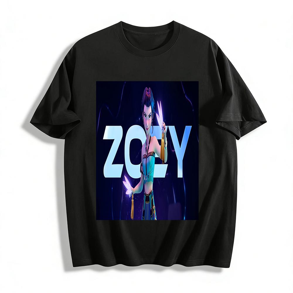 Cool Chinese Style Zoey Printed T-shirt Unisex Trendy Anime Peripheral Loose Casual Cotton Top Pure cotton T-shirt XXS
Cool Chinese Style Zoey Printed T-shirt Unisex Trendy Anime Peripheral Loose Casual Cotton Top Pure cotton T-shirt XXS
