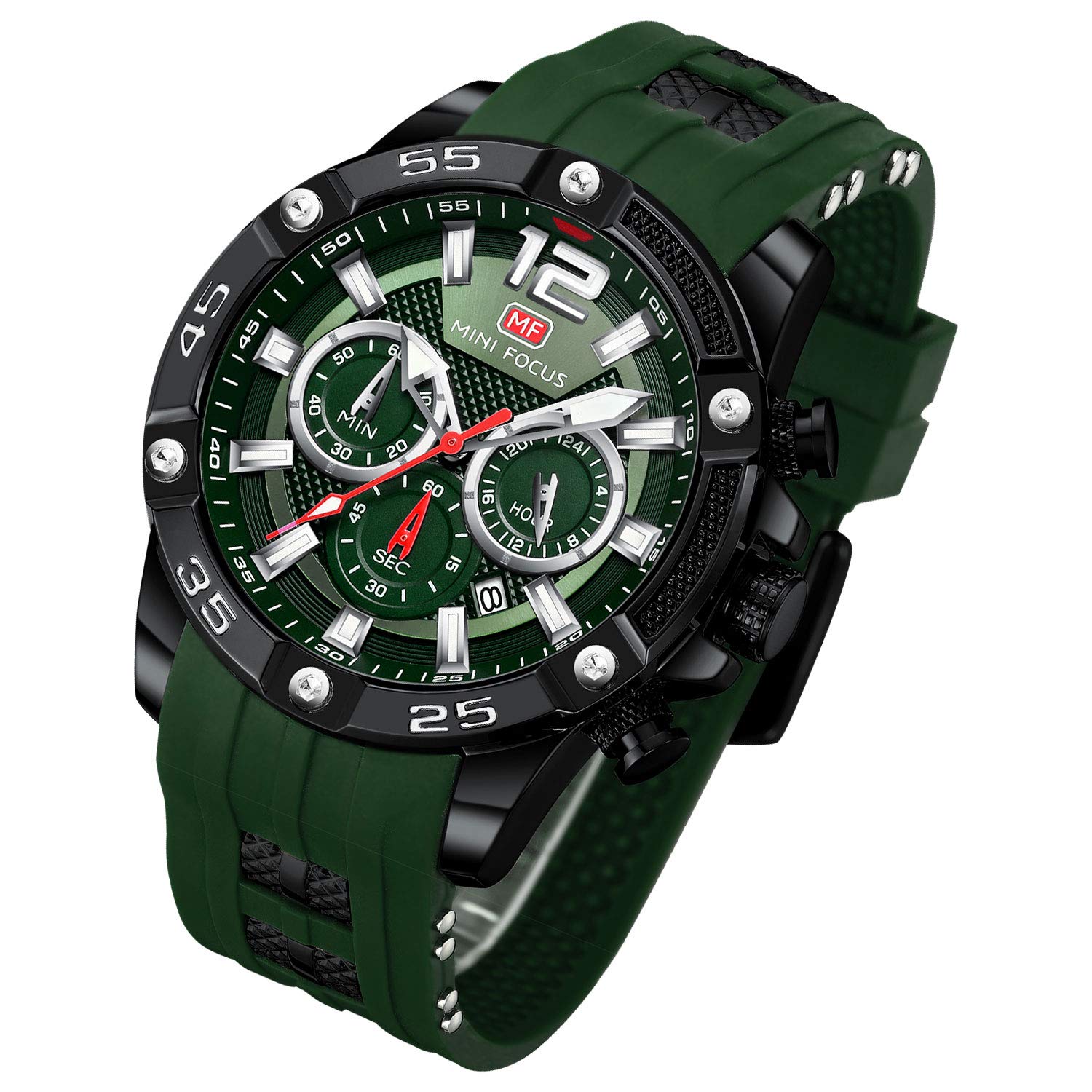 Watch Stopwatch Function Date Waterproof Quartz Stylish Simple Rating Casual Study Work Analog Silicon Band Belt Ranking Brand Men s Men s зелений
Watch Stopwatch Function Date Waterproof Quartz Stylish Simple Rating Casual Study Work Analog Silicon Band Belt Ranking Brand Men s Men s зелений