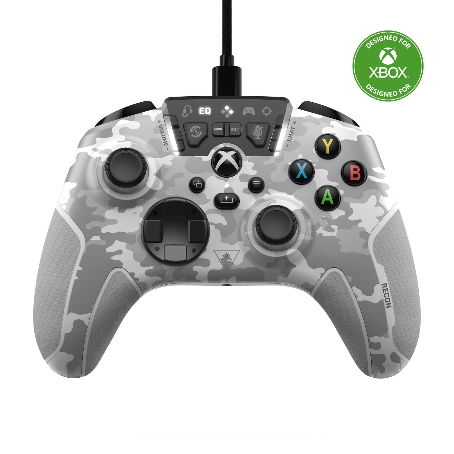 Контролер Turtle Beach Recon Дротовий USB Xbox Steam для ПК з Windows Камуфляж Білий камуфляж Геймпад Кнопка «Назад» Попереднє налаштування еквалайзера Включено Покращення кроку
Контролер Turtle Beach Recon Дротовий USB Xbox Steam для ПК з Windows Камуфляж Білий камуфляж Геймпад Кнопка «Назад» Попереднє налаштування еквалайзера Включено Покращення кроку