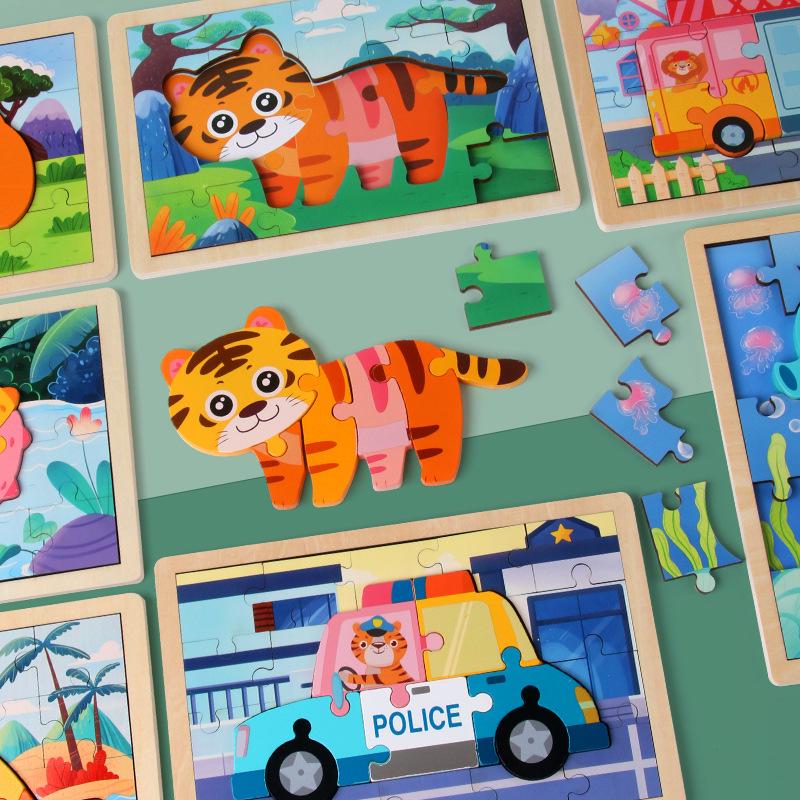Wooden Cartoon Animal & Transportation Jigsaw Puzzle Board for Early Childhood Education
Wooden Cartoon Animal & Transportation Jigsaw Puzzle Board for Early Childhood Education