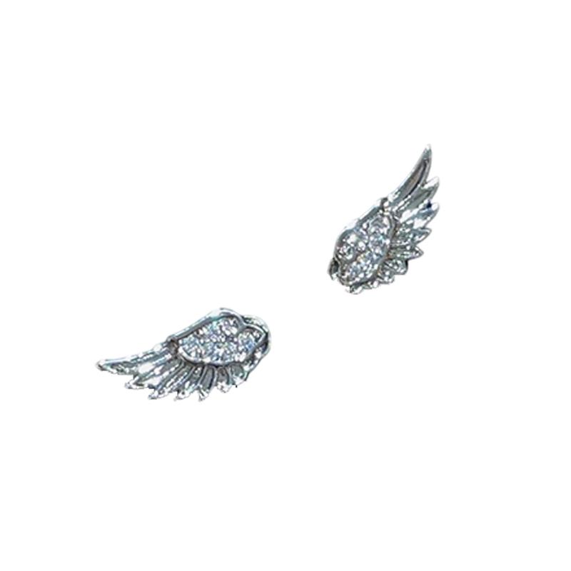 1 пара блискучих сережок-гвоздиків у формі крил ангела для жінок, вінтажні, для пари, креативні, розкішні, кристалічні, геометричні, сережки-хрестики з індивідуальністю, прикраси срібний
1 пара блискучих сережок-гвоздиків у формі крил ангела для жінок, вінтажні, для пари, креативні, розкішні, кристалічні, геометричні, сережки-хрестики з індивідуальністю, прикраси срібний