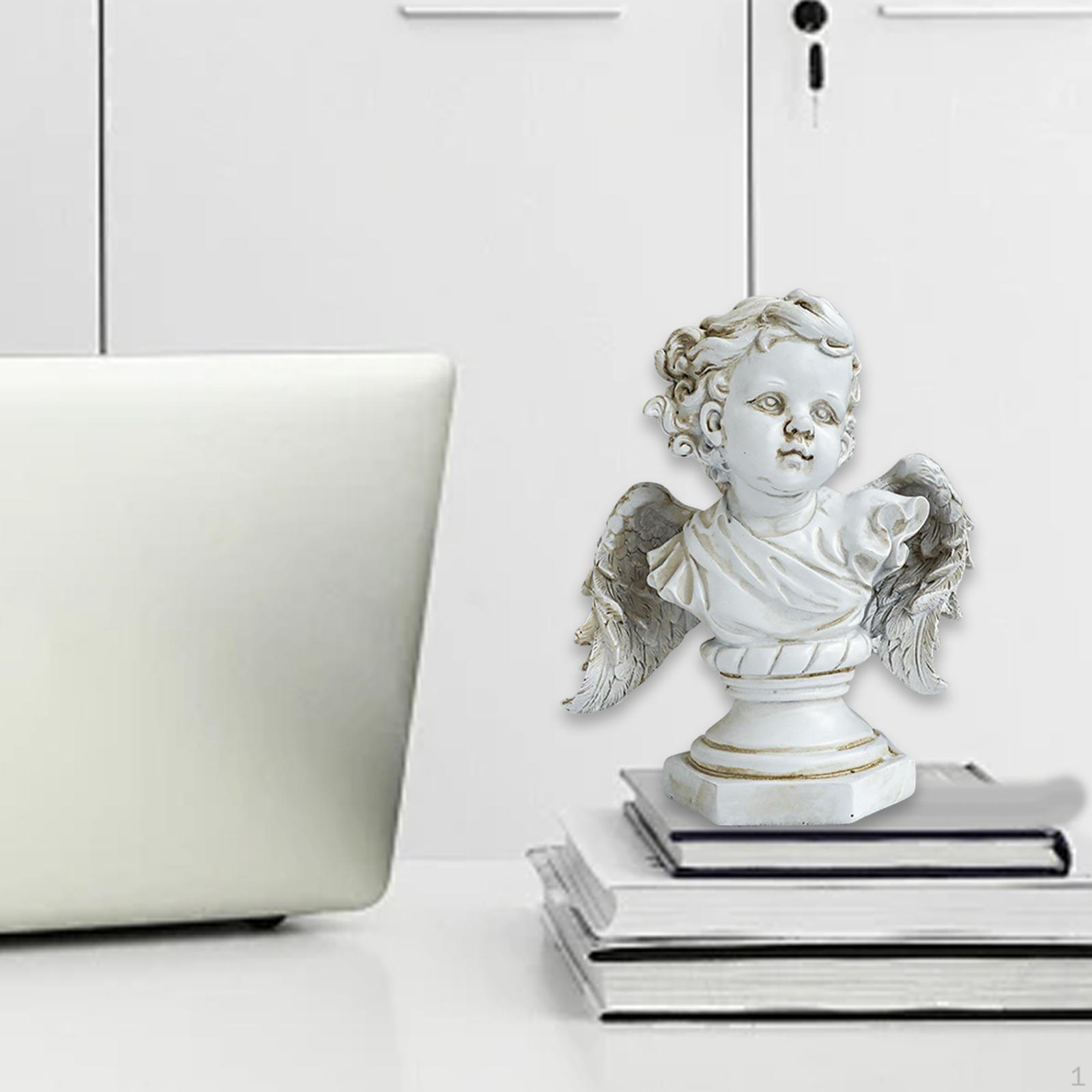 Фигурка ангела, изящный домашний акцент, скульптура херувима Antique
Фигурка ангела, изящный домашний акцент, скульптура херувима Antique