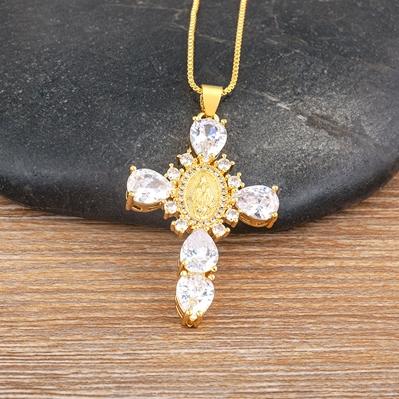 Nidin Hot Selling Women Hip-hop Punk Style Zircon Cross Virgin Mary Pendant Necklace Fashion Sweater Chain Personalized Jewelry белый
Nidin Hot Selling Women Hip-hop Punk Style Zircon Cross Virgin Mary Pendant Necklace Fashion Sweater Chain Personalized Jewelry белый