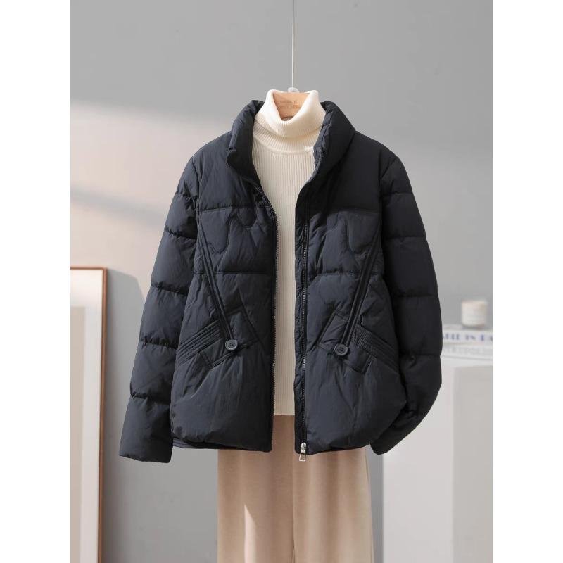 Женский короткий пуховик, зимняя модная куртка, подчеркивающая фигуру и теплая S чёрный
Женский короткий пуховик, зимняя модная куртка, подчеркивающая фигуру и теплая S чёрный