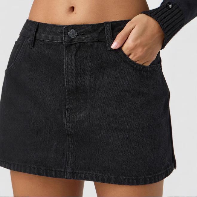 Slim Fit Casual Stretch Washed Denim Mini Skirt for Women Small
Slim Fit Casual Stretch Washed Denim Mini Skirt for Women Small
