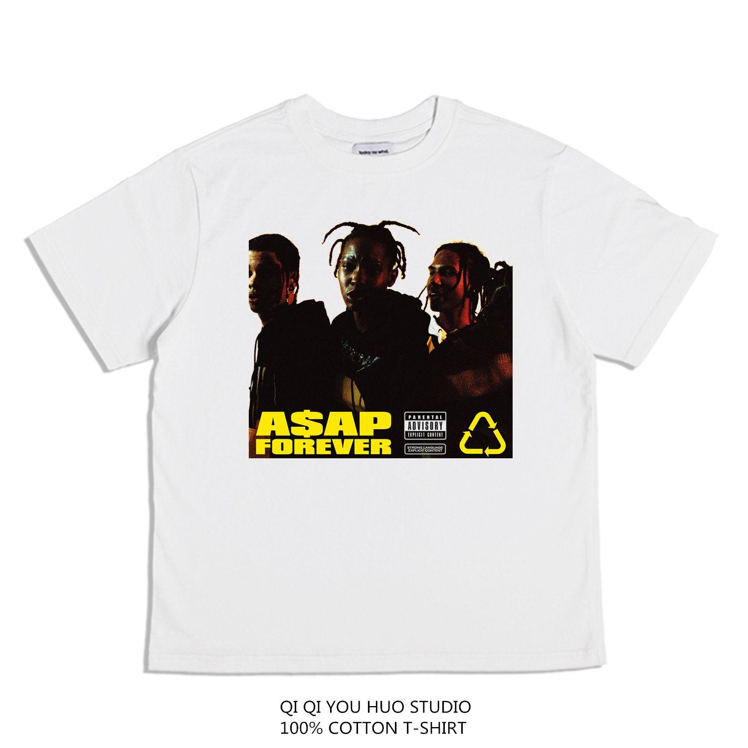 Hip Hop Singer Asap Rocky Rap TNG Theme Printed Breathable Tshirt Pure Cotton Loose Men and Women European and American Style 4XL
Hip Hop Singer Asap Rocky Rap TNG Theme Printed Breathable Tshirt Pure Cotton Loose Men and Women European and American Style 4XL