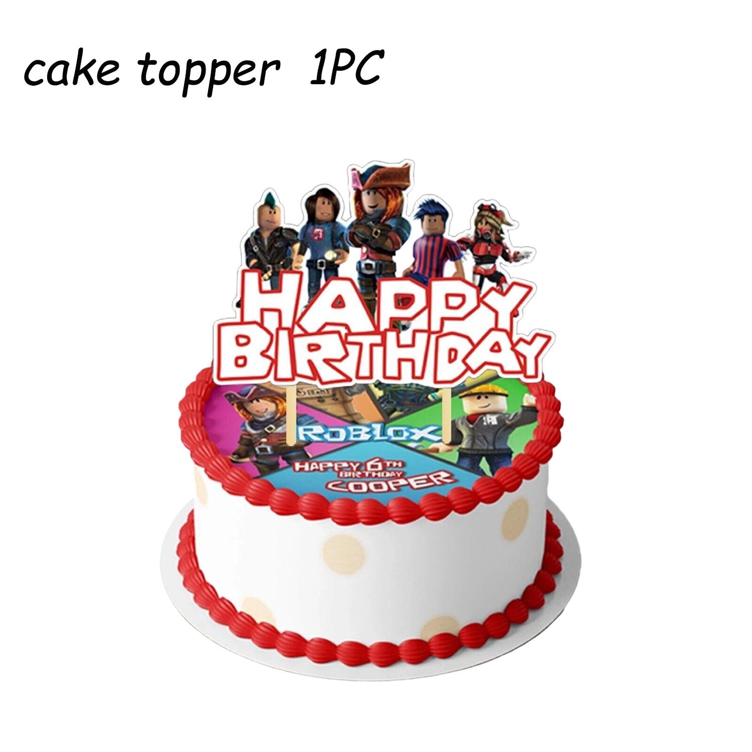 Roblox Birthday Party Sets Baby Shower Kids Decorations Supplies Gifts cake topper cupcake for Entertaining Play Safe Kid Friendly Fun
Roblox Birthday Party Sets Baby Shower Kids Decorations Supplies Gifts cake topper cupcake for Entertaining Play Safe Kid Friendly Fun