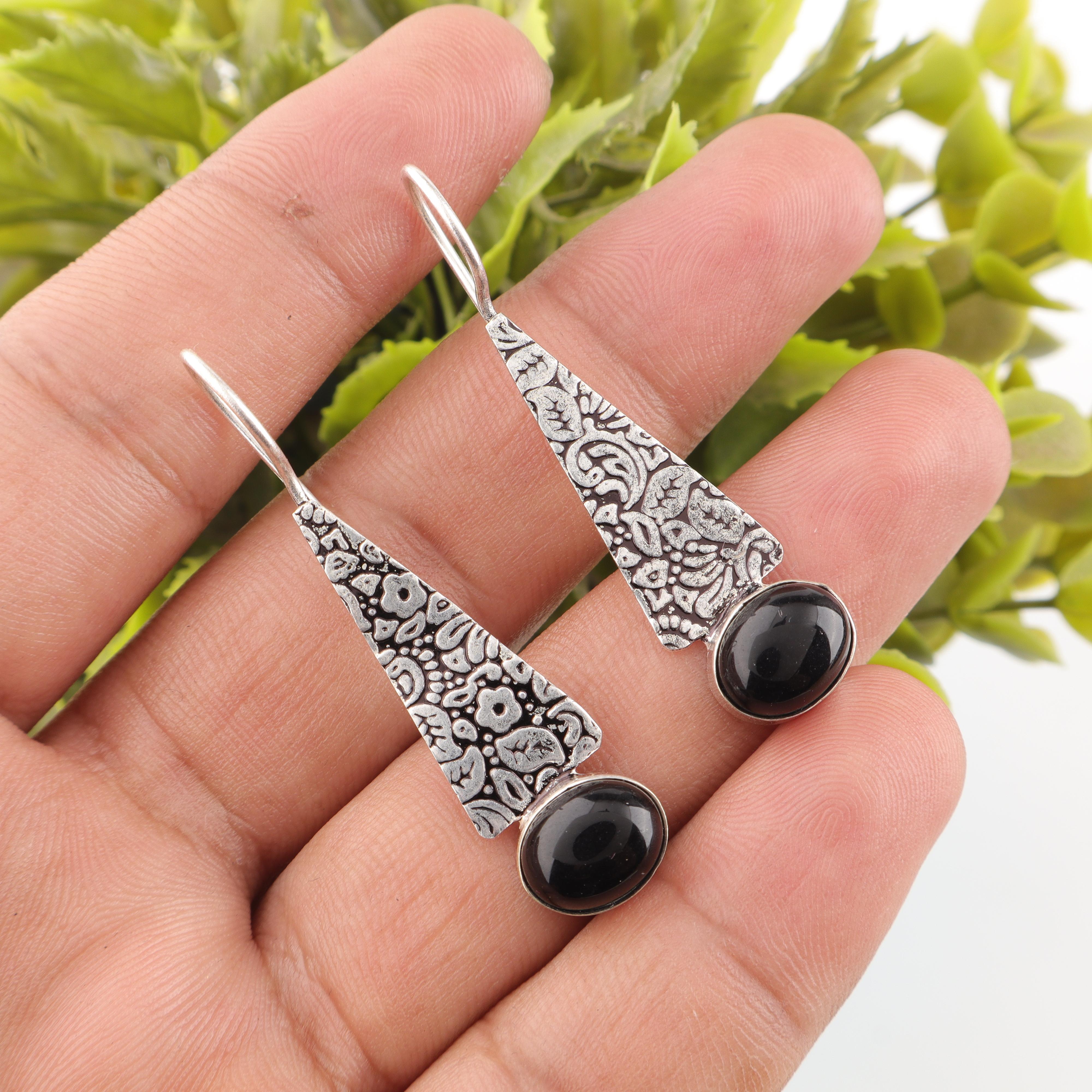 Black Tourmaline Earrings Gemstone Jewelry, 925 Solid Sterling Silver Earrings, Handmade Amazing Earrings Jewelry For Wedding Gift 1.9 Inches чёрный
Black Tourmaline Earrings Gemstone Jewelry, 925 Solid Sterling Silver Earrings, Handmade Amazing Earrings Jewelry For Wedding Gift 1.9 Inches чёрный