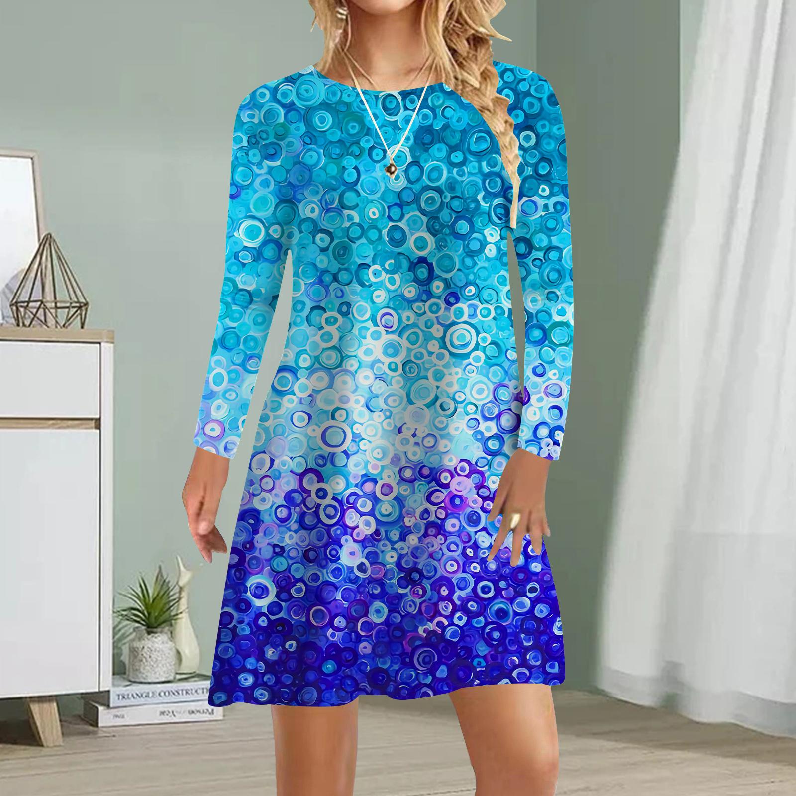 Женское повседневное платье с принтом в виде капли дождя, платья для женщин с круглым вырезом и коротким рукавом, платье больших размеров 8XL светло-синий
Женское повседневное платье с принтом в виде капли дождя, платья для женщин с круглым вырезом и коротким рукавом, платье больших размеров 8XL светло-синий