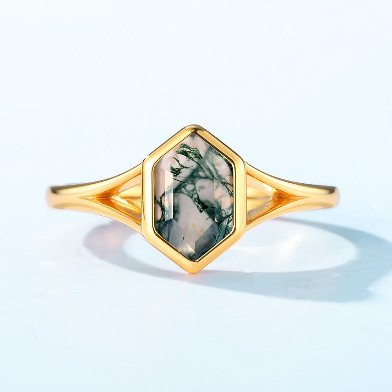 Adjustable S925 Silver Green Moss Agate Ring - European & American Style Live Broadcast Independently. Adjustable Size 6#
Adjustable S925 Silver Green Moss Agate Ring - European & American Style Live Broadcast Independently. Adjustable Size 6#