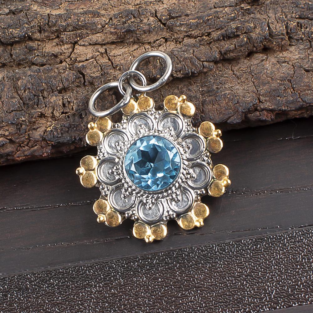 Подвеска с драгоценным камнем Голубой Топаз, Великолепное украшение ручной работы, Ювелирное изделие из серебра 925 пробы, Богемская подвеска для свадебного подарка 1.26 inches синий
Подвеска с драгоценным камнем Голубой Топаз, Великолепное украшение ручной работы, Ювелирное изделие из серебра 925 пробы, Богемская подвеска для свадебного подарка 1.26 inches синий