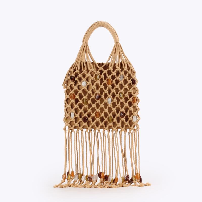 2026 New Casual Hollow Cotton Rope Woven Bag Fashionable Tassel Bead Women s Armpit Bag Vacation Travel Handbag
2026 New Casual Hollow Cotton Rope Woven Bag Fashionable Tassel Bead Women s Armpit Bag Vacation Travel Handbag
