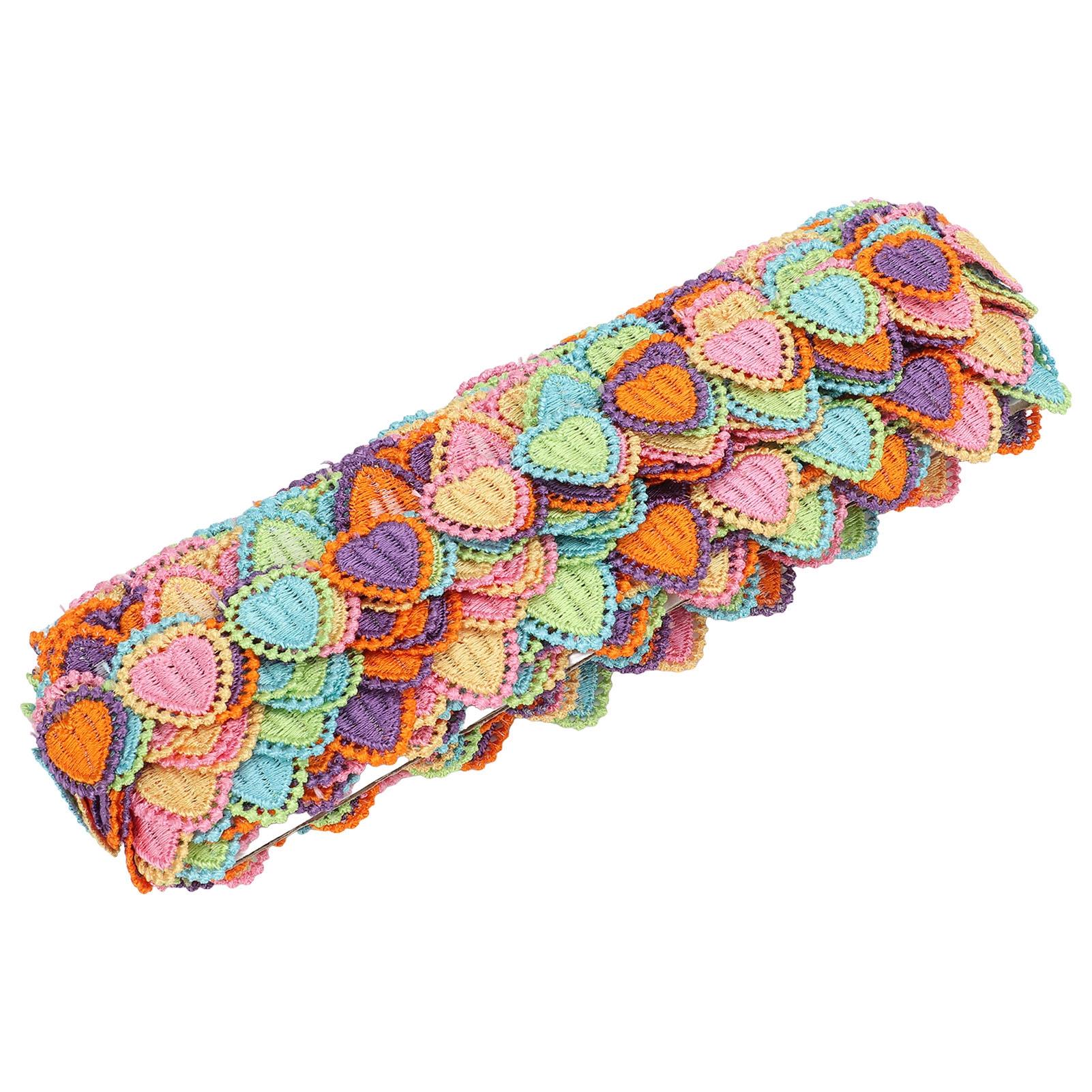 15 Yards Sewing Trim Cutable DIY Colorful Heart Woven Ribbon Applique Fabric Lace Trim For
15 Yards Sewing Trim Cutable DIY Colorful Heart Woven Ribbon Applique Fabric Lace Trim For