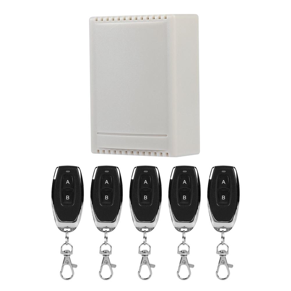 High power 85-220V Universal Learning Dual 2 way Wireless 1 to 5 Remote Control Switch Set
High power 85-220V Universal Learning Dual 2 way Wireless 1 to 5 Remote Control Switch Set