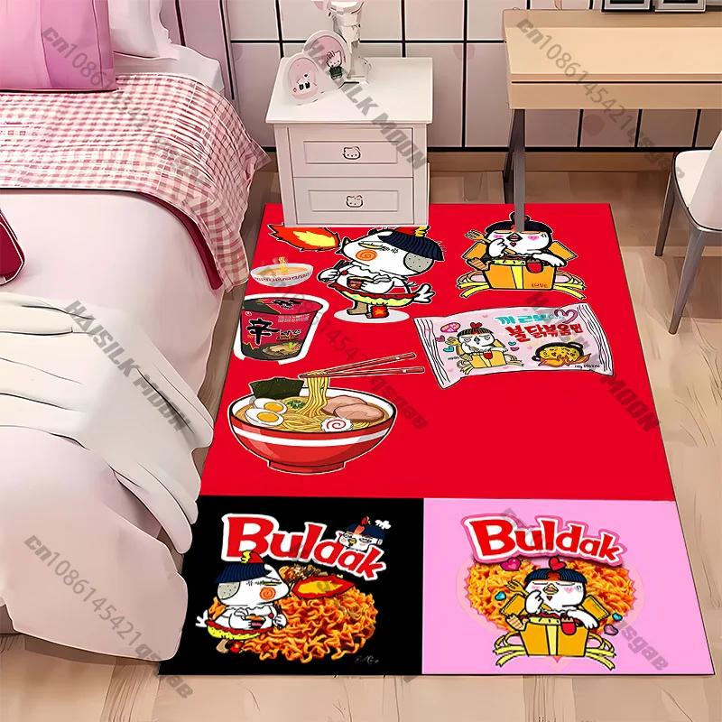 1PC Spicy Chicken Noodles Buldak Hot Chicken Flavor Ramen Pattern Printed Rug Carpet for Bedroom Living Room Sofa Decoration Mat 40x60cm
1PC Spicy Chicken Noodles Buldak Hot Chicken Flavor Ramen Pattern Printed Rug Carpet for Bedroom Living Room Sofa Decoration Mat 40x60cm