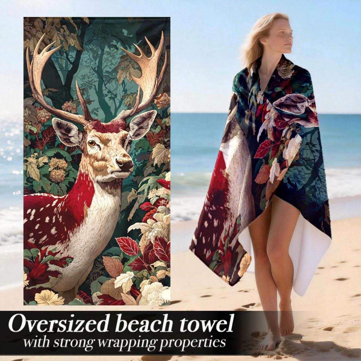 Forest Deer Art Oversized Beach Towel – Plush & Absorbent, Nature-Inspired Design, Perfect for Outdoor & Gift Use W40*H60(CM)
Forest Deer Art Oversized Beach Towel – Plush & Absorbent, Nature-Inspired Design, Perfect for Outdoor & Gift Use W40*H60(CM)