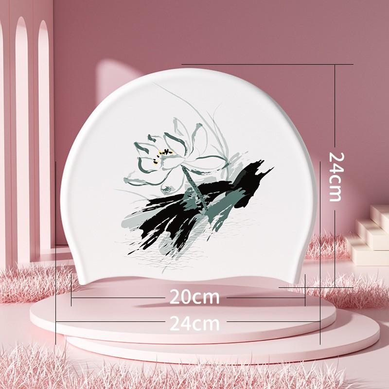 Adult Silicone Swimming Cap Waterproof Ear Protectors Women s Long Hair Comfortable Fashionable Printed
Adult Silicone Swimming Cap Waterproof Ear Protectors Women s Long Hair Comfortable Fashionable Printed