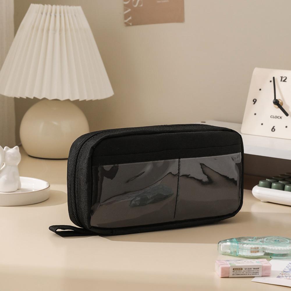 Large Capacity Handheld Pen Bag Multi Layer Pen Pouch Simple Stationery Organizer Students чорний
Large Capacity Handheld Pen Bag Multi Layer Pen Pouch Simple Stationery Organizer Students чорний