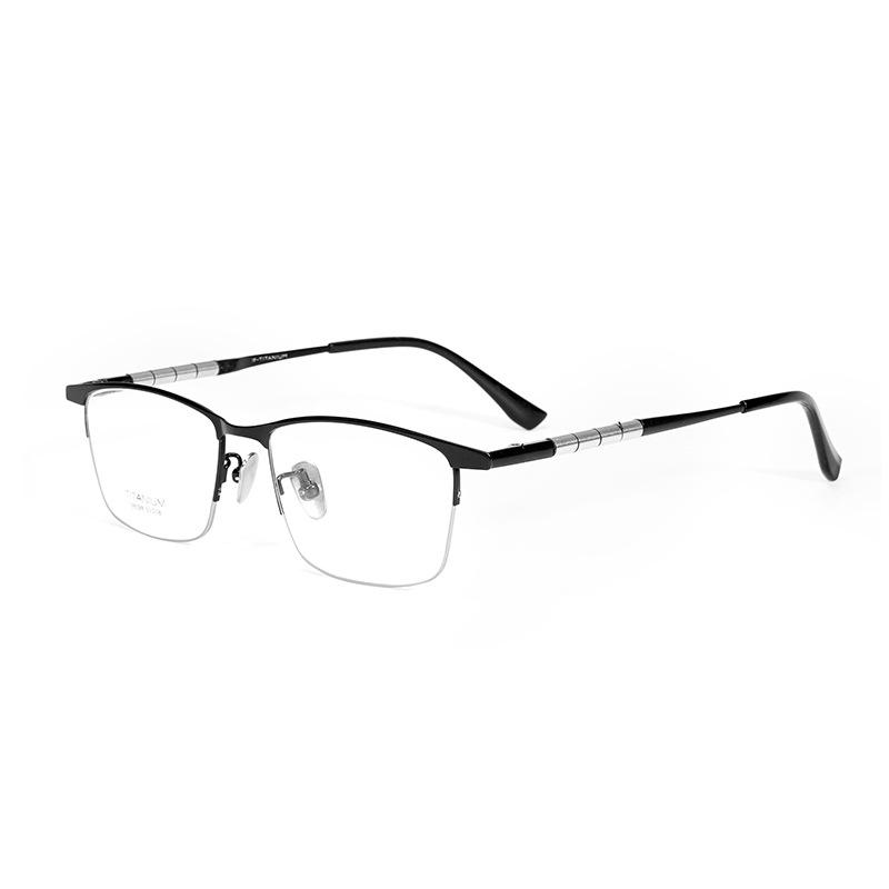 Men Business Half-frame Glasses Pure Titanium Square Eyeglasses Bamboo Knot Design Eyebrow Eyewear Gentleman Spectacle Demo Lens чорний
Men Business Half-frame Glasses Pure Titanium Square Eyeglasses Bamboo Knot Design Eyebrow Eyewear Gentleman Spectacle Demo Lens чорний