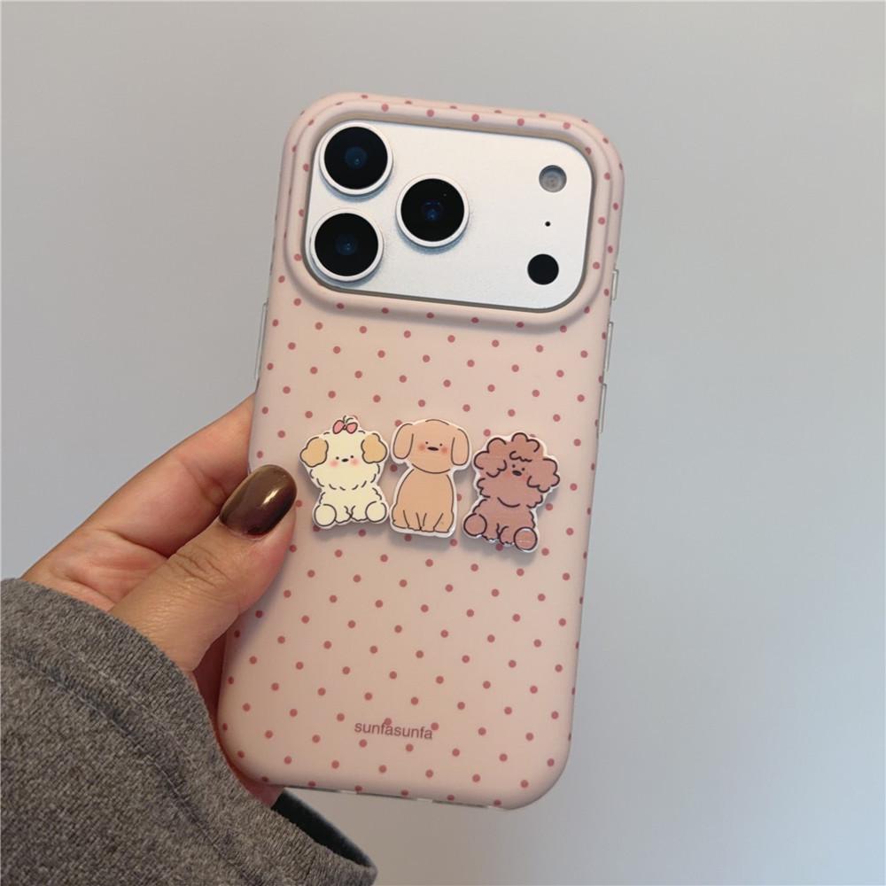 Full Coverage Polka Dot Case for iPhone 15/14/16/17 Pro Max - Stylish Design for Women and Pet Lovers 16Pro
Full Coverage Polka Dot Case for iPhone 15/14/16/17 Pro Max - Stylish Design for Women and Pet Lovers 16Pro