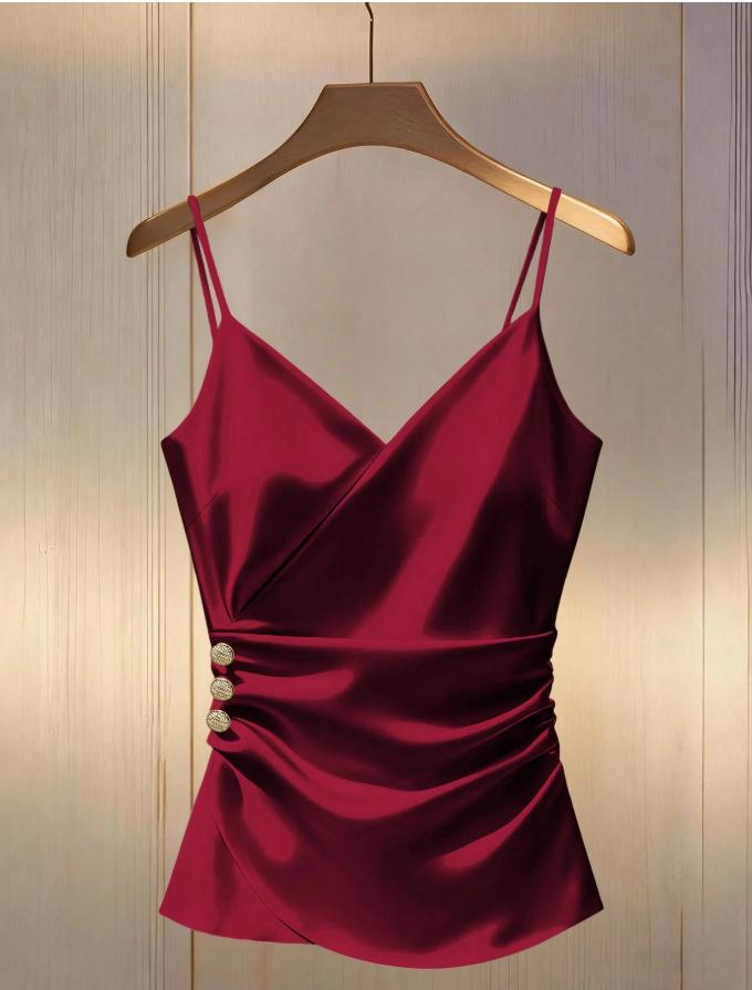 New Sexy Cross-Strap Backless Summer Top - European & American Style Large вина червоного кольору
New Sexy Cross-Strap Backless Summer Top - European & American Style Large вина червоного кольору