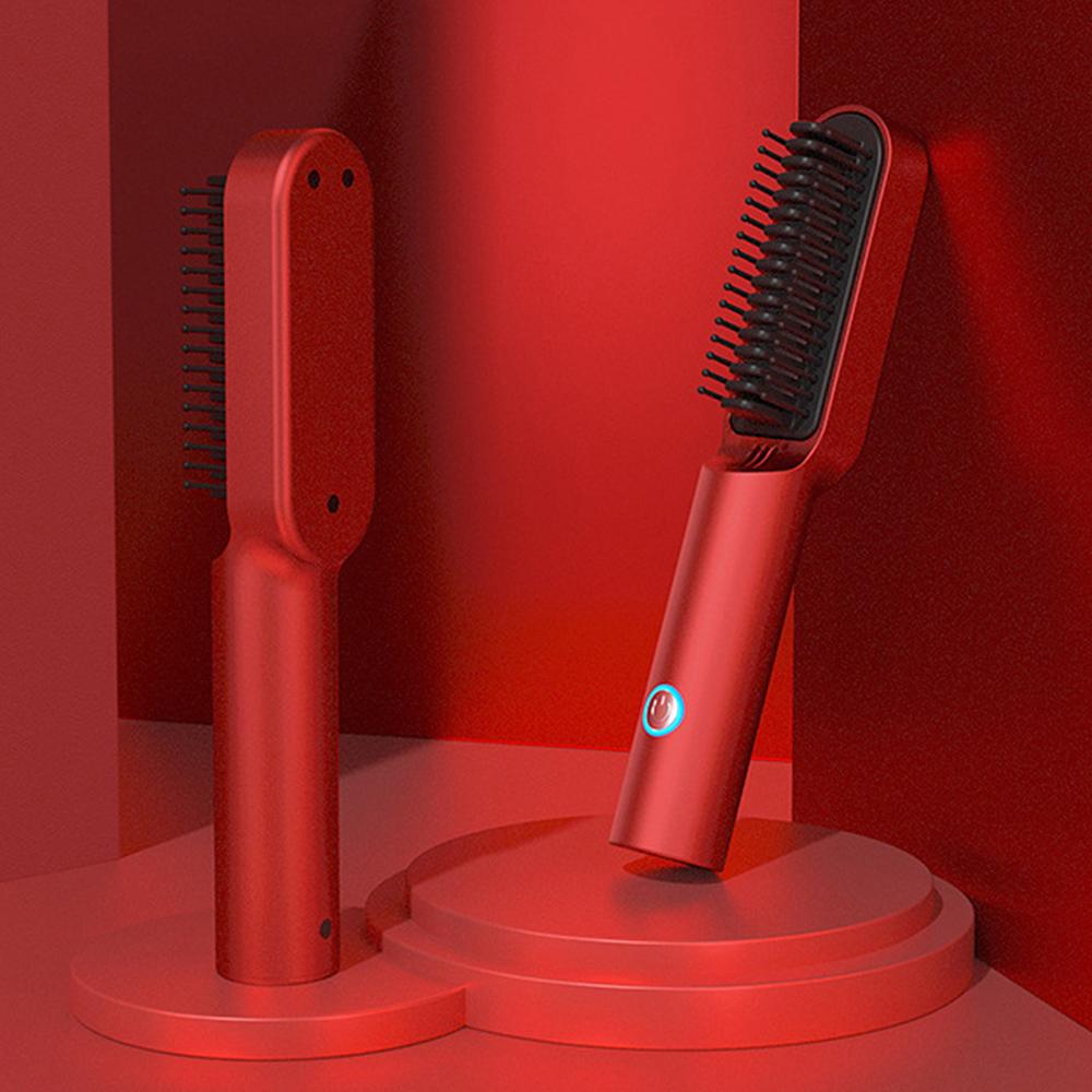 Wireless Hair Straightener Brushtool Electric Hair Brush Hot Comb Straightener For Hair Beard Flat Iron Ceramic Heating HairCurler красный
Wireless Hair Straightener Brushtool Electric Hair Brush Hot Comb Straightener For Hair Beard Flat Iron Ceramic Heating HairCurler красный