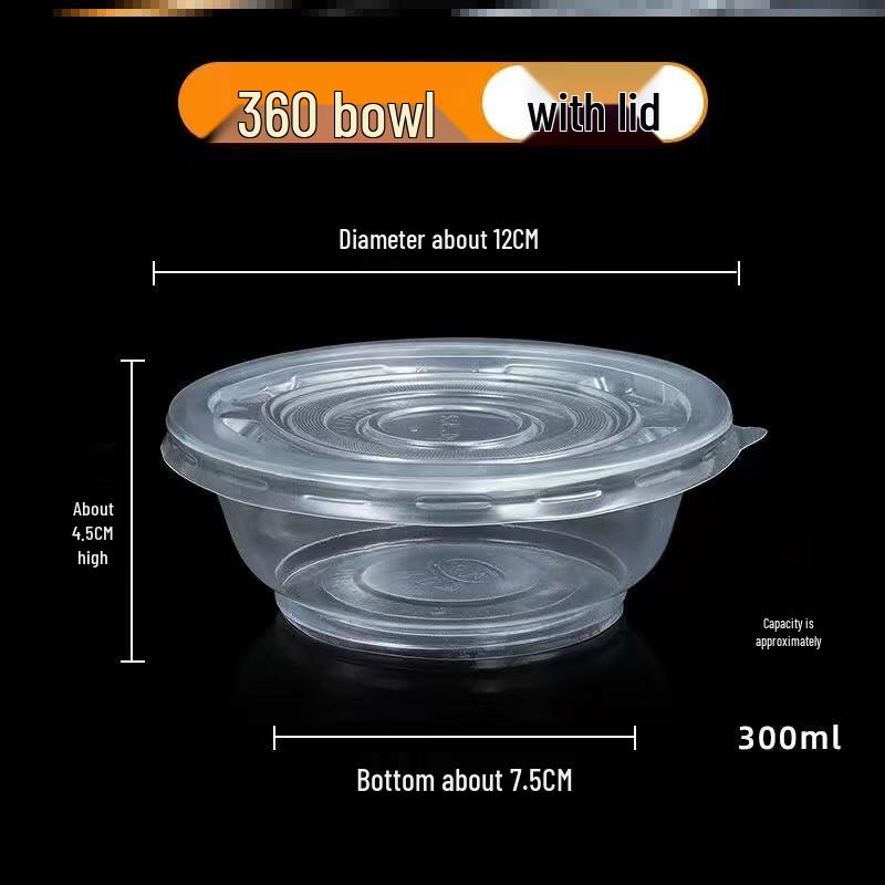 Disposable Plastic Bowls with Lids
Disposable Plastic Bowls with Lids