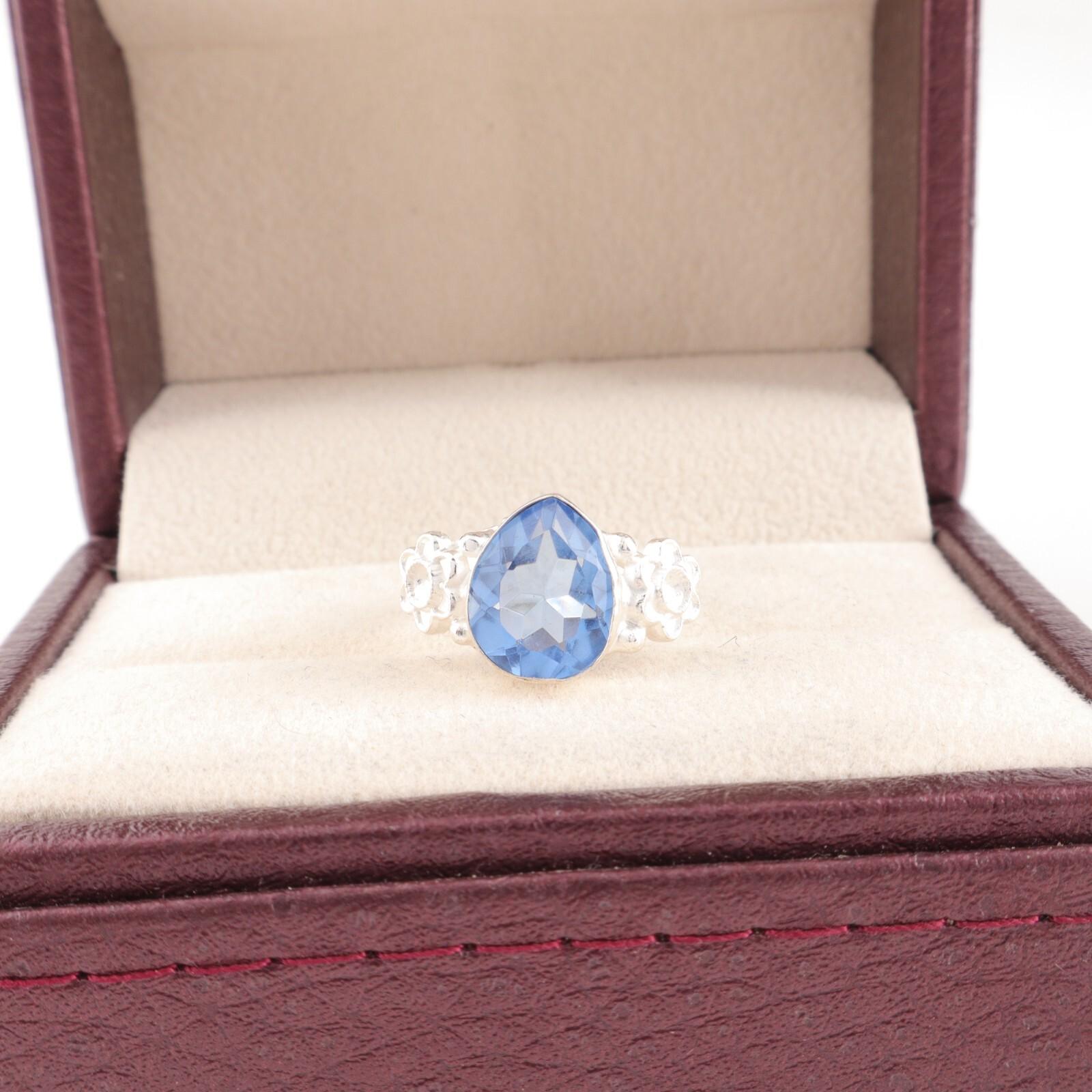 Танзанит Драгоценный камень Серебро 925 пробы Ювелирные изделия Ручной работы Кольцо-заявление для женщин RR-59-16 13
Танзанит Драгоценный камень Серебро 925 пробы Ювелирные изделия Ручной работы Кольцо-заявление для женщин RR-59-16 13