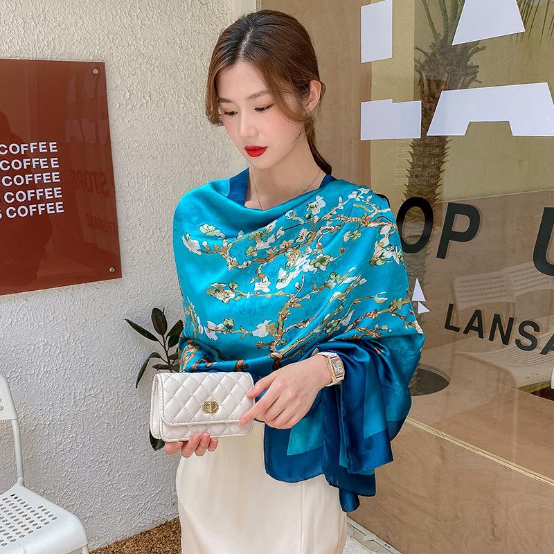 Модный атласный шелковый шарф 180x90 см для женщин, роскошный большой платок-шаль, мусульманский хиджаб, повязка на голову, пляжный палантин, женская бандана, фуляр, тюрбан One Size
Модный атласный шелковый шарф 180x90 см для женщин, роскошный большой платок-шаль, мусульманский хиджаб, повязка на голову, пляжный палантин, женская бандана, фуляр, тюрбан One Size