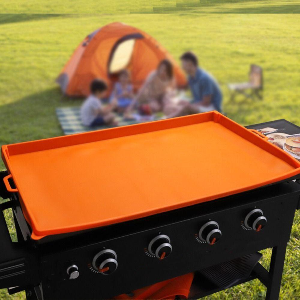 Anti-dust Silicone Grill Mat Protect Griddle Barbecue Pad Protective Cover BBQ Mat BBQ 43*39CM сірий
Anti-dust Silicone Grill Mat Protect Griddle Barbecue Pad Protective Cover BBQ Mat BBQ 43*39CM сірий