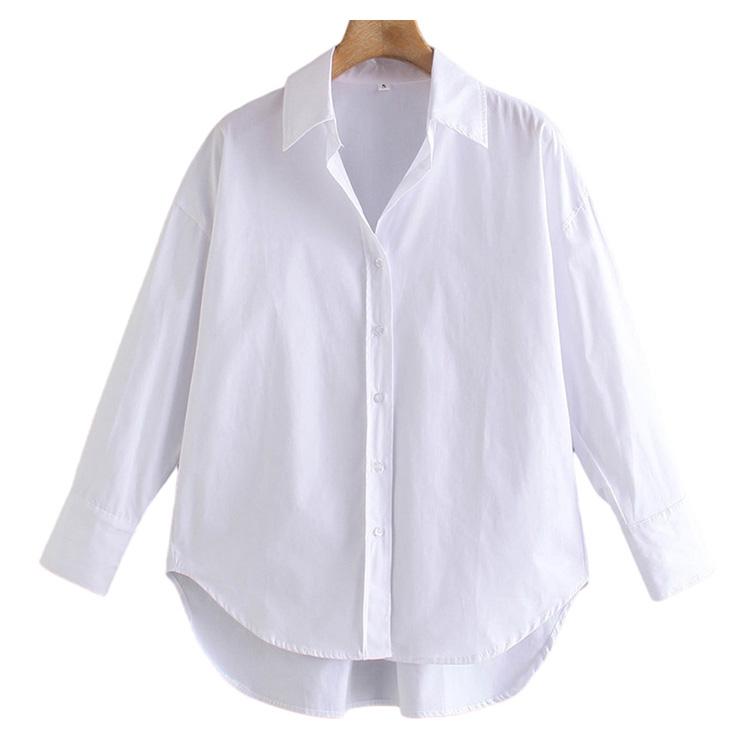 Женские модные свободные асимметричные блузки из поплина, винтажные женские рубашки на пуговицах с длинными рукавами, шикарные топы Blusas S
Женские модные свободные асимметричные блузки из поплина, винтажные женские рубашки на пуговицах с длинными рукавами, шикарные топы Blusas S