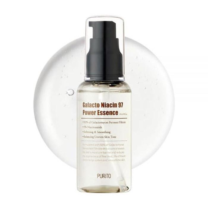 Purito Galacto Niacin 97 Power Essence – Осветляющая и балансирующая сыворотка, корейская
Purito Galacto Niacin 97 Power Essence – Осветляющая и балансирующая сыворотка, корейская