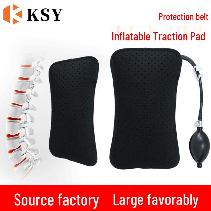Inflatable Lumbar Support Traction Belt with Massage Cushion One Size чорний
Inflatable Lumbar Support Traction Belt with Massage Cushion One Size чорний