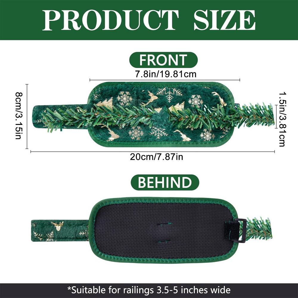 Banister Garland Ties 4piece Pine Needle Fasteners Garland Ties For Stairs For Plants Garden Greenery Outdoor Branches Front зелений
Banister Garland Ties 4piece Pine Needle Fasteners Garland Ties For Stairs For Plants Garden Greenery Outdoor Branches Front зелений