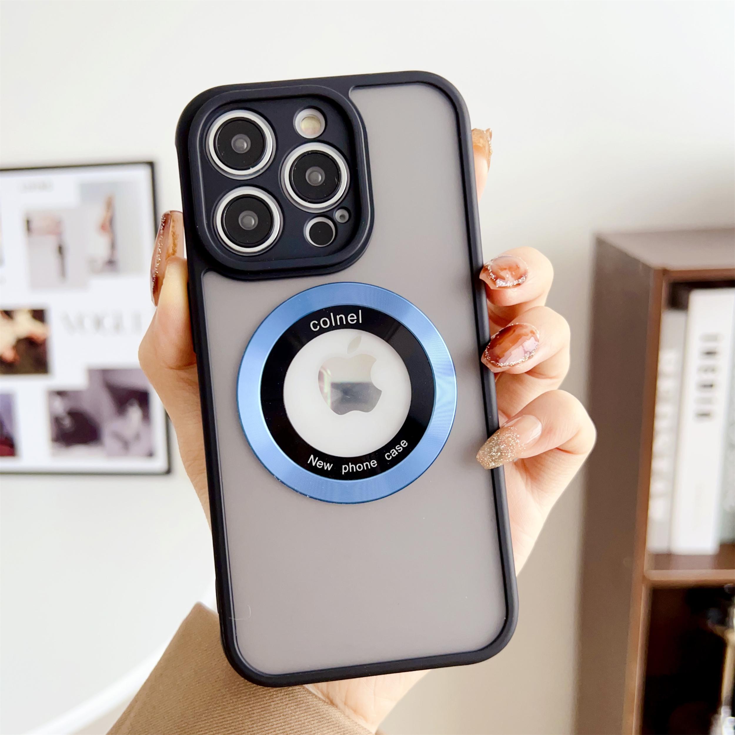 Для iPhone 15 Pro Чехол Совместимый с MagSafe Кольцо Логотип Вид ТПУ+ПК Чехол для телефона Blue
Для iPhone 15 Pro Чехол Совместимый с MagSafe Кольцо Логотип Вид ТПУ+ПК Чехол для телефона Blue