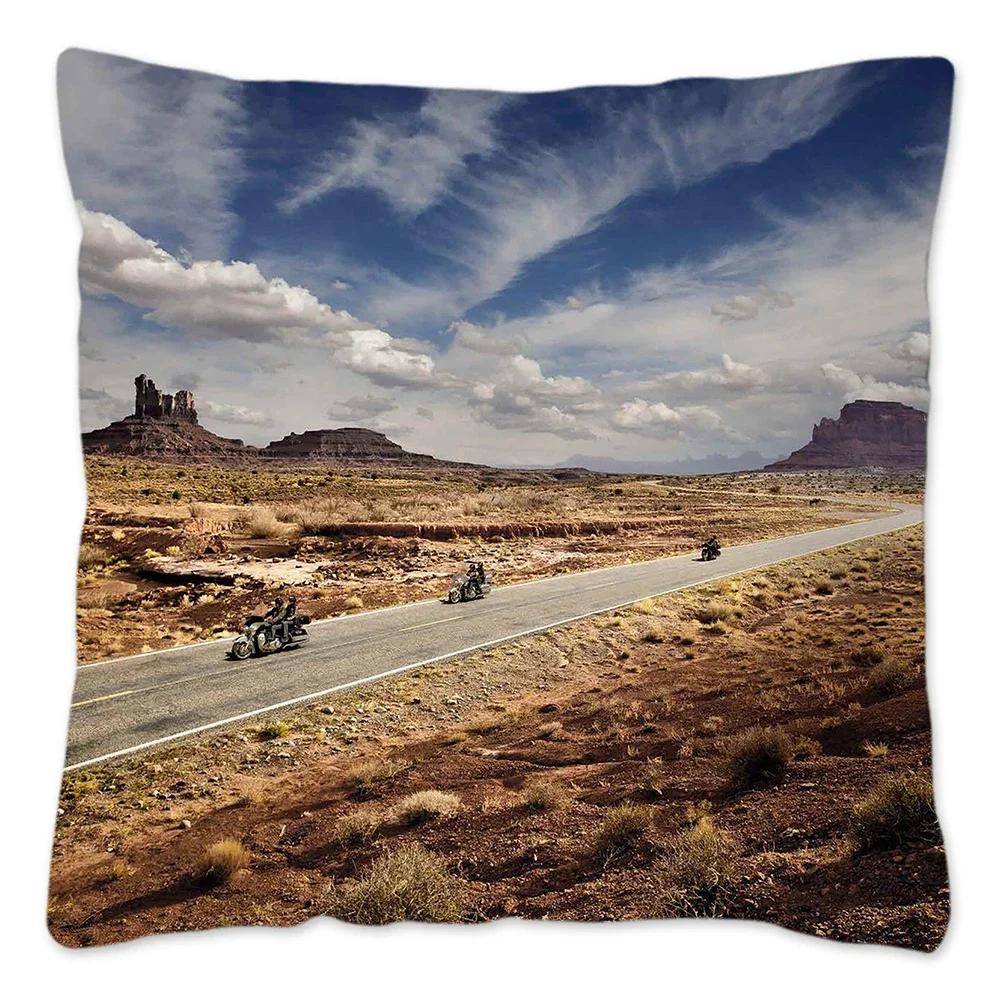 Route 66 Retro Pillow Case Home Decoration Polyester Cushion Cover for Sofa Car Throw Pillow Cover Natural Scenery Funda Cojin 12x12Inch
Route 66 Retro Pillow Case Home Decoration Polyester Cushion Cover for Sofa Car Throw Pillow Cover Natural Scenery Funda Cojin 12x12Inch