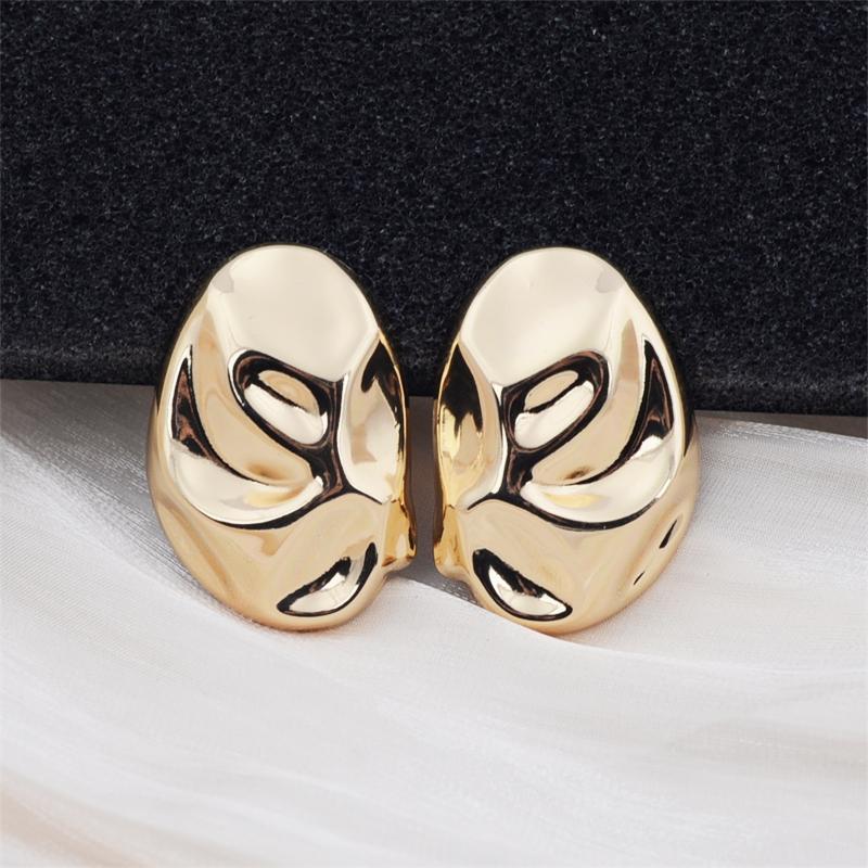 2025 Irregular Ear-shape Women s Dangle Earrings Folded Unusal Geometric Statement Metal Earrings New Trendy Fashion Zircon
2025 Irregular Ear-shape Women s Dangle Earrings Folded Unusal Geometric Statement Metal Earrings New Trendy Fashion Zircon