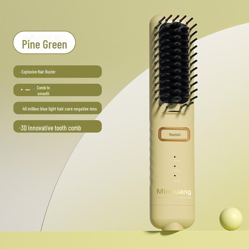 Minhuang Dual-Purpose Ionic Hair Straightener & Curler - Портативная расческа для укладки с высоким черепом millions of negative ions зелёный/чистый
Minhuang Dual-Purpose Ionic Hair Straightener & Curler - Портативная расческа для укладки с высоким черепом millions of negative ions зелёный/чистый