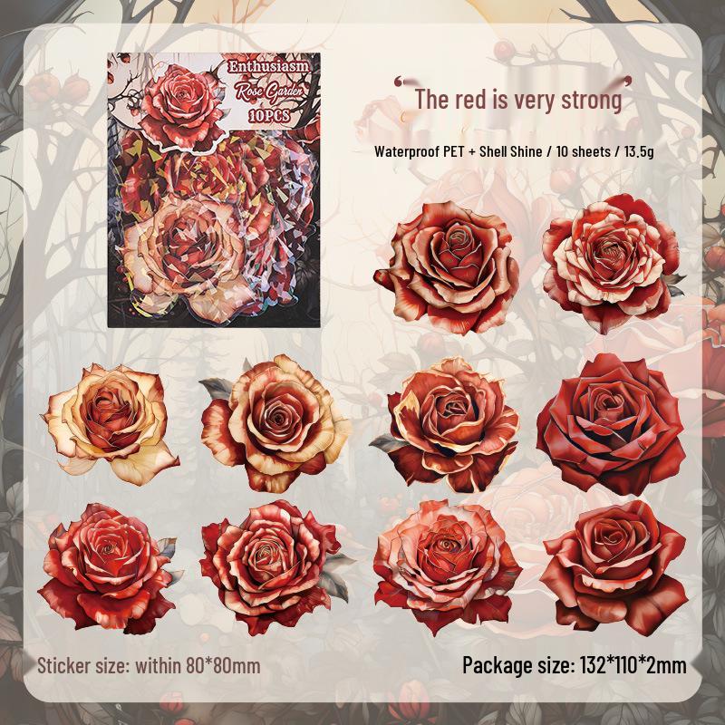 Dark Rose Seashell Light Laser Sticker Pack – PET DIY Journal & Children s Stickers
Dark Rose Seashell Light Laser Sticker Pack – PET DIY Journal & Children s Stickers