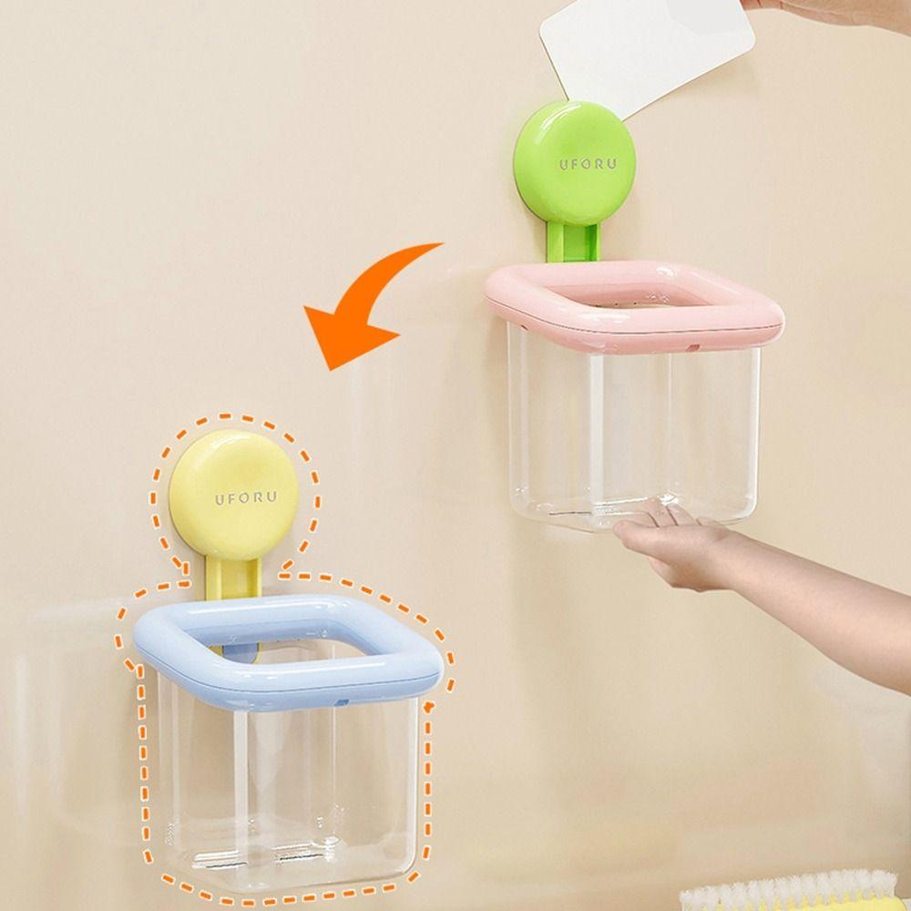 Wall Mounted Suction Cup Storage Box Space Saving Moisture-proof Toothbrush Holder Plastic Waterproof Toothbrush Storage Case синий
Wall Mounted Suction Cup Storage Box Space Saving Moisture-proof Toothbrush Holder Plastic Waterproof Toothbrush Storage Case синий